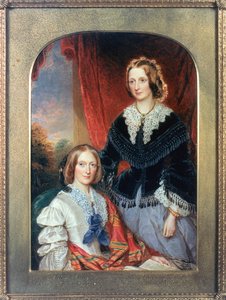 Soldan Sağa Helen Shelley (1799-1885) ve Margaret Shelley (1801-87)
